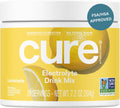 Cure Hydration - Electrolyte Drink Powder Lemonade 28 Servings | Plant-Based Dehydration Relief Mix Made with Coconut Water, No Added Sugar, Vegan, Non-GMO, Gluten Free, FSA-HSA Eligible