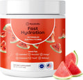 Rosabella Electrolyte Drink Powder – Watermelon – Sugar-Free Hydration Drink Mix – Electrolytes Powder with Sodium, Potassium, Magnesium, Calcium – Travel Jar – 30 Servings (5.6 oz)